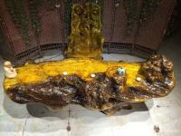 艺术家飞黄根艺日记:根雕茶盘好用还是石茶盘好用？对茶盘不是很了解的朋友会有这个疑【图3】