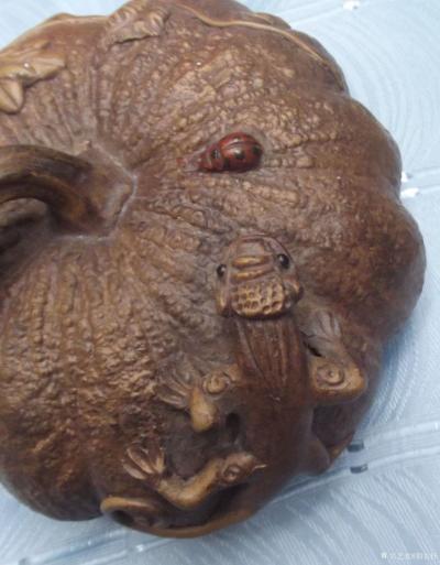 荆古轩收藏-收藏二十多年不同规格的老紫砂南瓜，老清罐子和飘花翡翠。此藏品是我从不同地方不同藏【图6】