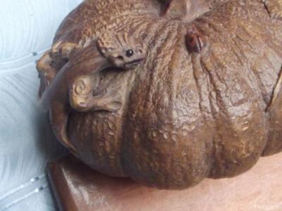 荆古轩收藏-收藏二十多年不同规格的老紫砂南瓜，老清罐子和飘花翡翠。此藏品是我从不同地方不同藏【图11】