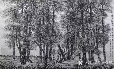 马培童收藏-观赏马培童《绿野仙踪》-丹青居士
  在乱糟糟枯木朽枝，横七竖八的枯枝败叶中稀【图5】