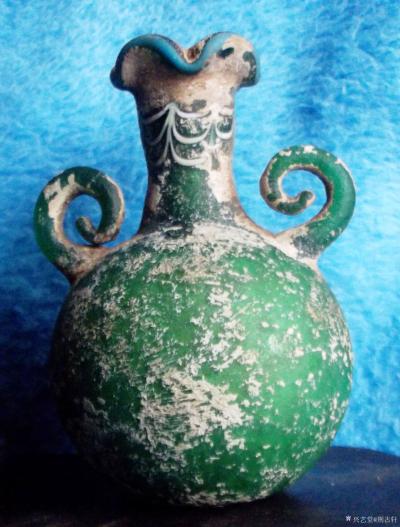 荆古轩收藏-收藏战汉老琉璃杯一对。穿越历史的时空，感受悠远的琉璃文化，曾几何时光倒流这小小的【图2】