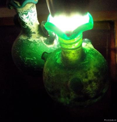 荆古轩收藏-收藏战汉老琉璃杯一对。穿越历史的时空，感受悠远的琉璃文化，曾几何时光倒流这小小的【图9】