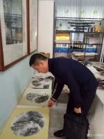 艺术家陈刚收藏:昨日小楼又东风，
一夜无眠入境中；
淡墨清唱江山美，
【图2】