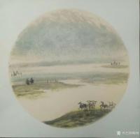 艺术家陈刚收藏:昨日小楼又东风，
一夜无眠入境中；
淡墨清唱江山美，
【图3】