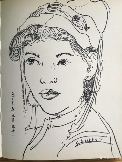 周海波日记-涉猎人物素描，人物肖像速写，换换口味改改风格，多方面提升自己。【图1】