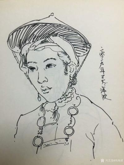 周海波日记-涉猎人物素描，人物肖像速写，换换口味改改风格，多方面提升自己。【图2】