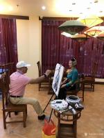 艺术家王晓鹏日记:水墨画人物写生系列国画作品《侗家姑娘》中国人是最美的！
 【图1】