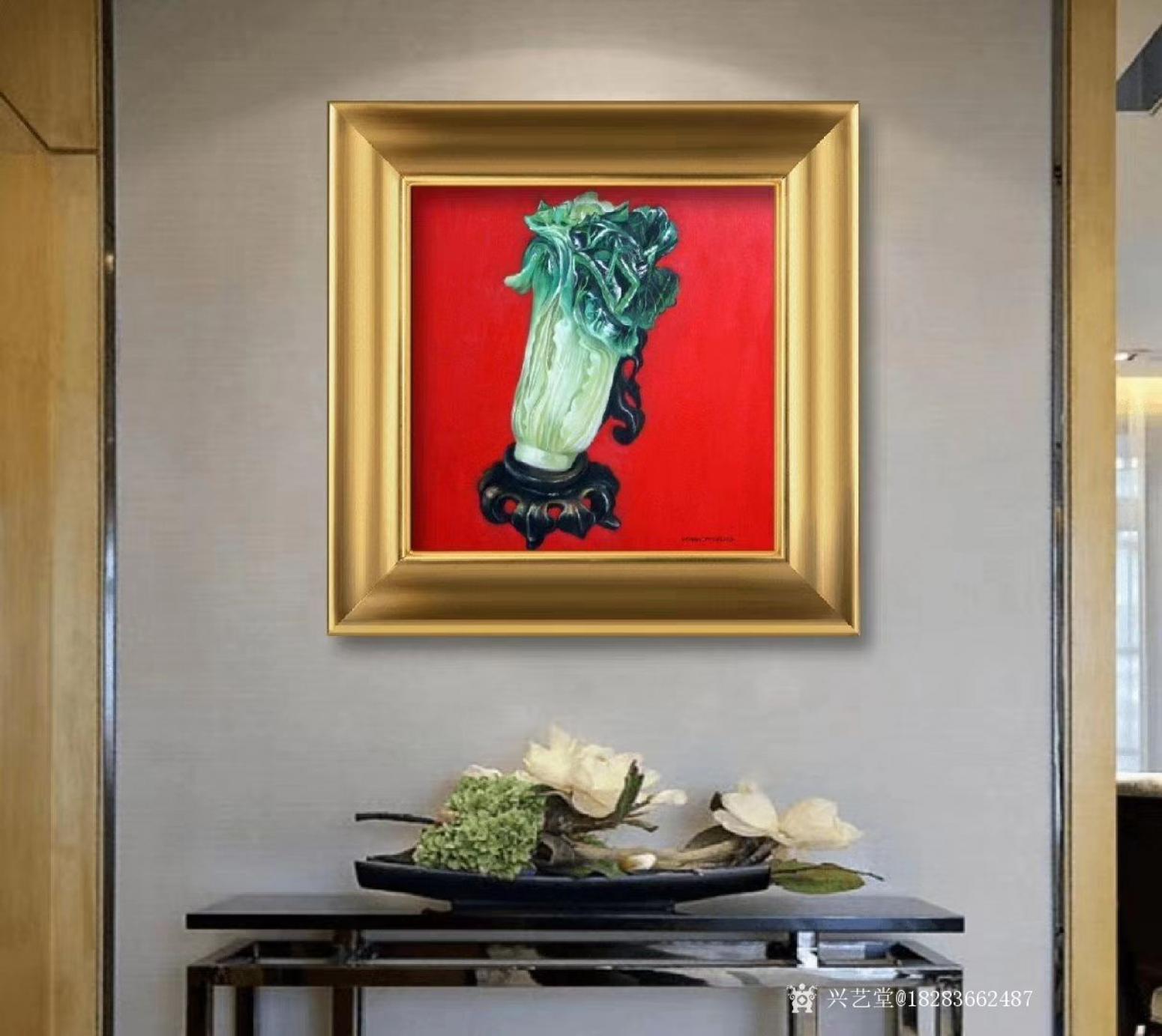 18283662487油画作品《藏品级高端油画玉百财》【图0】