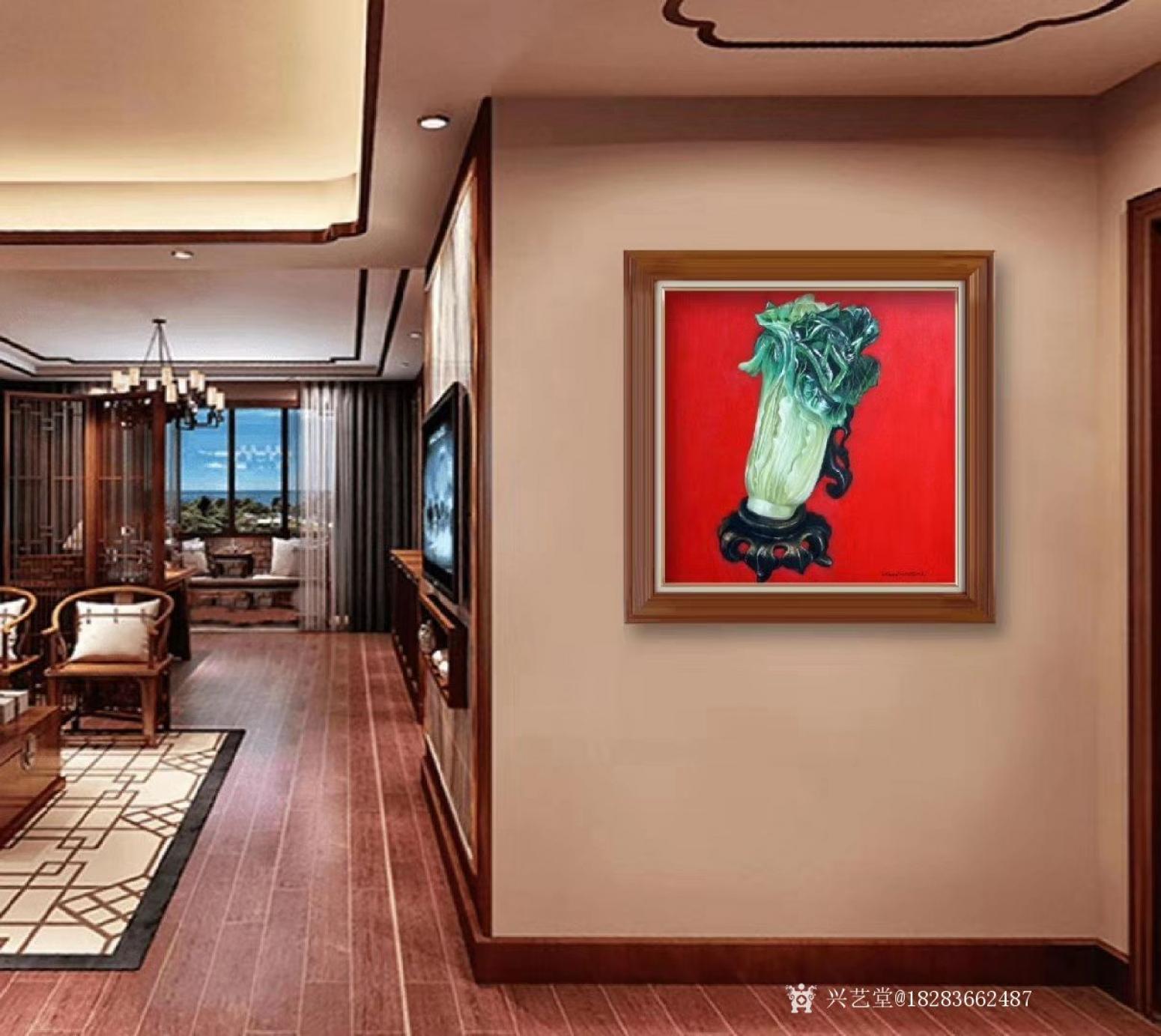 18283662487油画作品《藏品级高端油画玉百财》【图2】