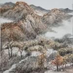 郑诚生活-秦岭终南山采风写生继续进行中……深秋写生虽有一丝寒意，但有可【图1】