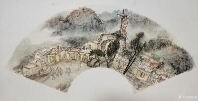 郑诚生活-秦岭终南山采风写生继续进行中……深秋写生虽有一丝寒意，但有可爱的花猫倍伴，却倍感【图3】