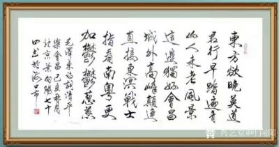 叶向阳日记-行书书法敬录毛主席诗词《清平乐-会昌》，书法《大医精诚》悬壶济世；
  附：毛【图1】