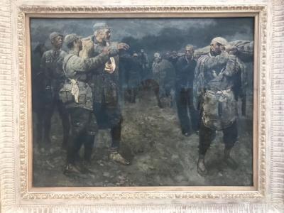 石广生收藏-陈丹青《退步》画展，看后略有感慨。
  如同不少画界老师一样，许多人四处游学，【图4】