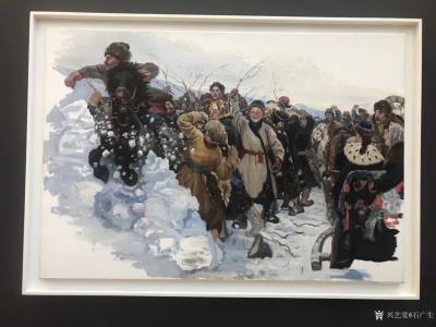 石广生收藏-陈丹青《退步》画展，看后略有感慨。
  如同不少画界老师一样，许多人四处游学，【图5】