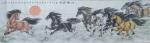刘建国日志-国画马八马图八骏图系列作品《八骏雄风》《马到成功》《八骏呈祥【图1】