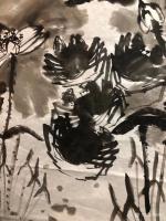 艺术家周鹏飞日记:国画写意花鸟画《世代和谐图》！夜战结束，登床，眠梦！
  【图0】