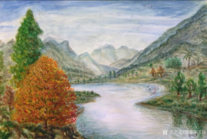 艺术品图片：艺术家画家邹宝远油画作品名称《岸边》价格6020.00 元