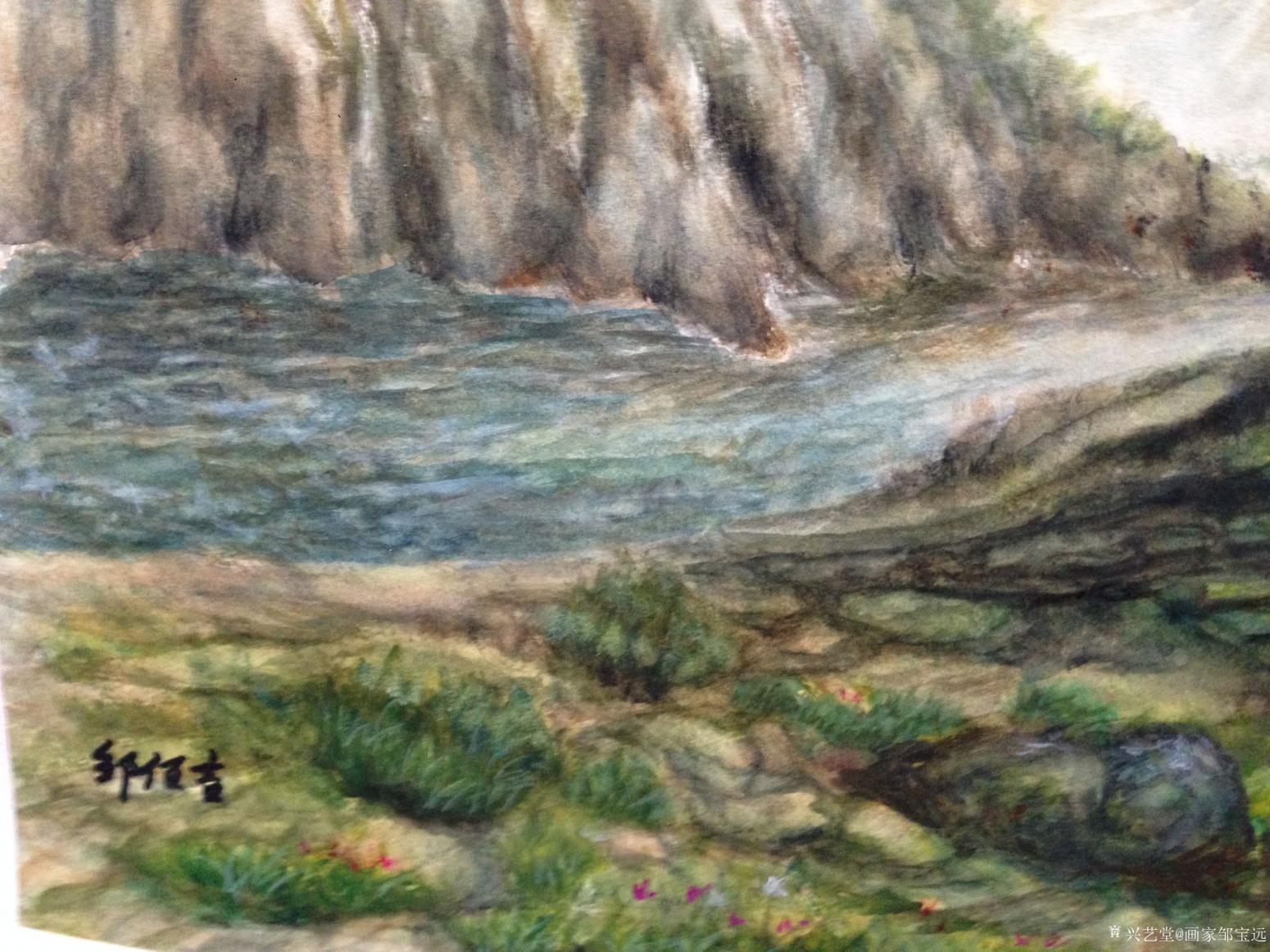 画家邹宝远油画作品《靠山》【图2】