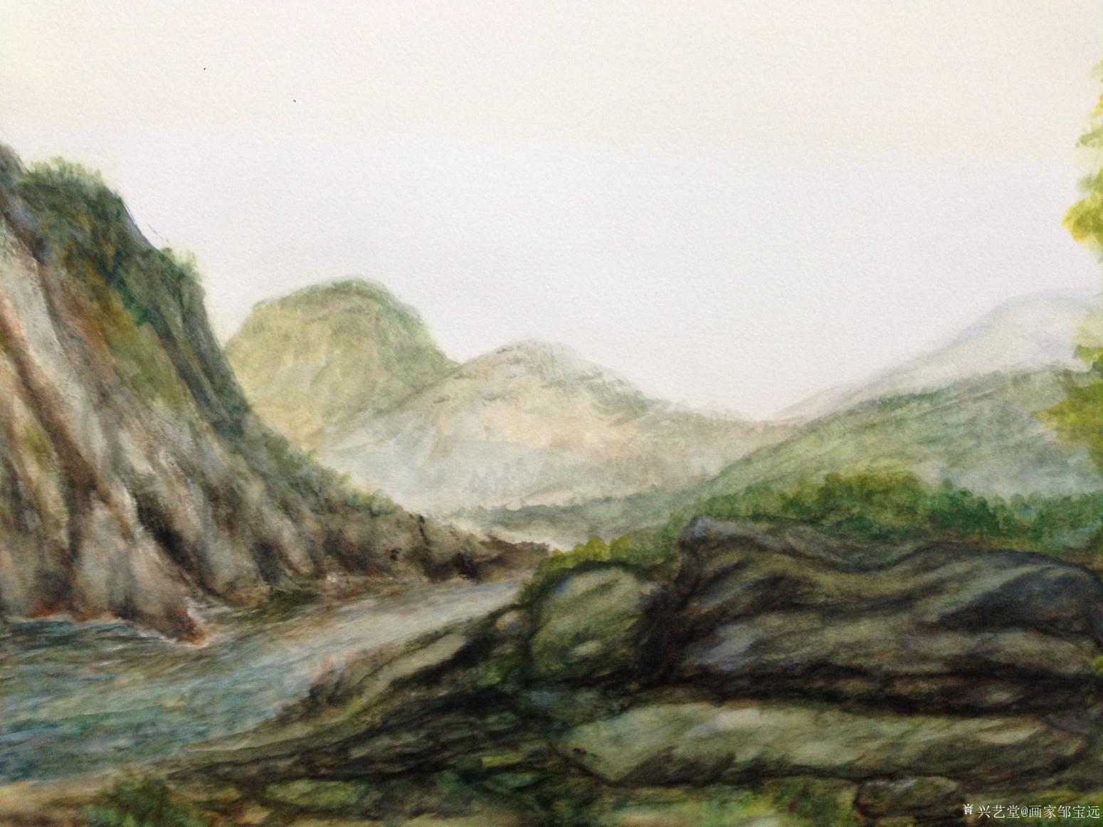 画家邹宝远油画作品《靠山》【图3】