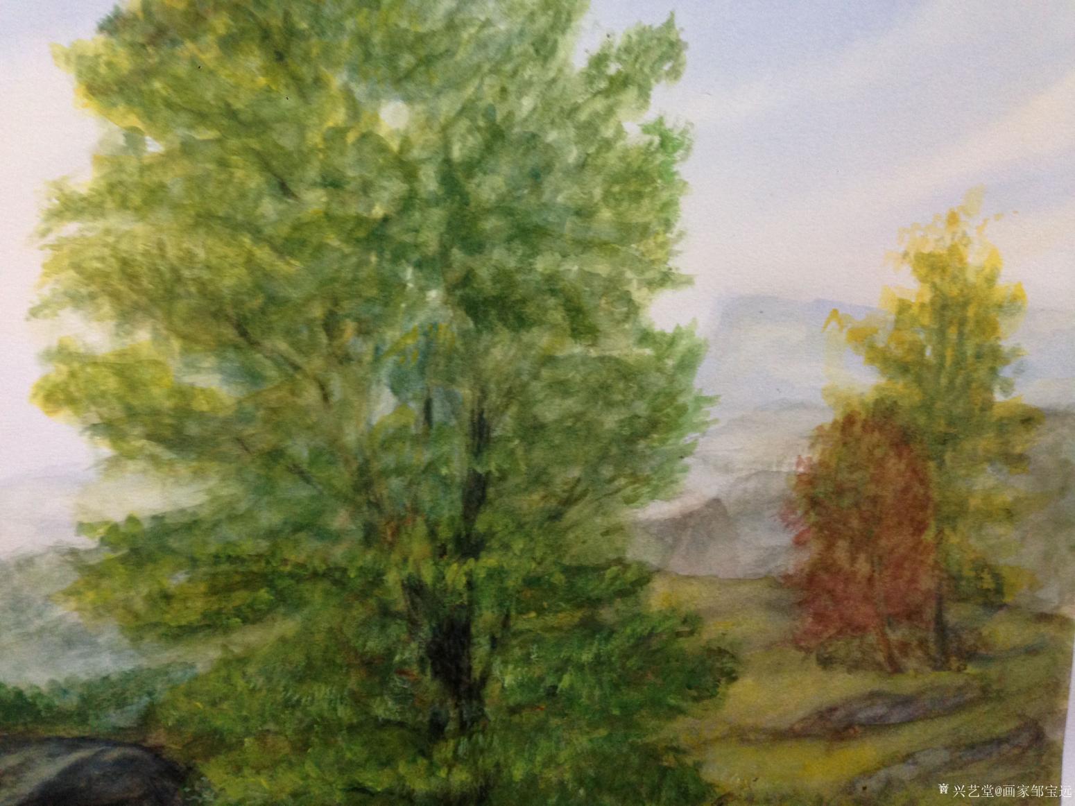 画家邹宝远油画作品《靠山》【图5】