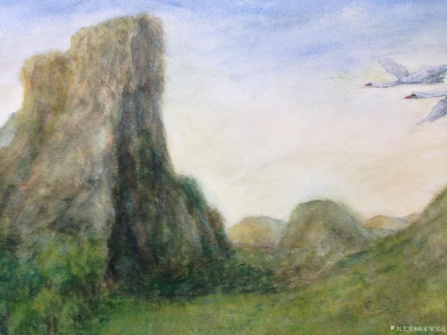 画家邹宝远油画作品《问候》【图3】