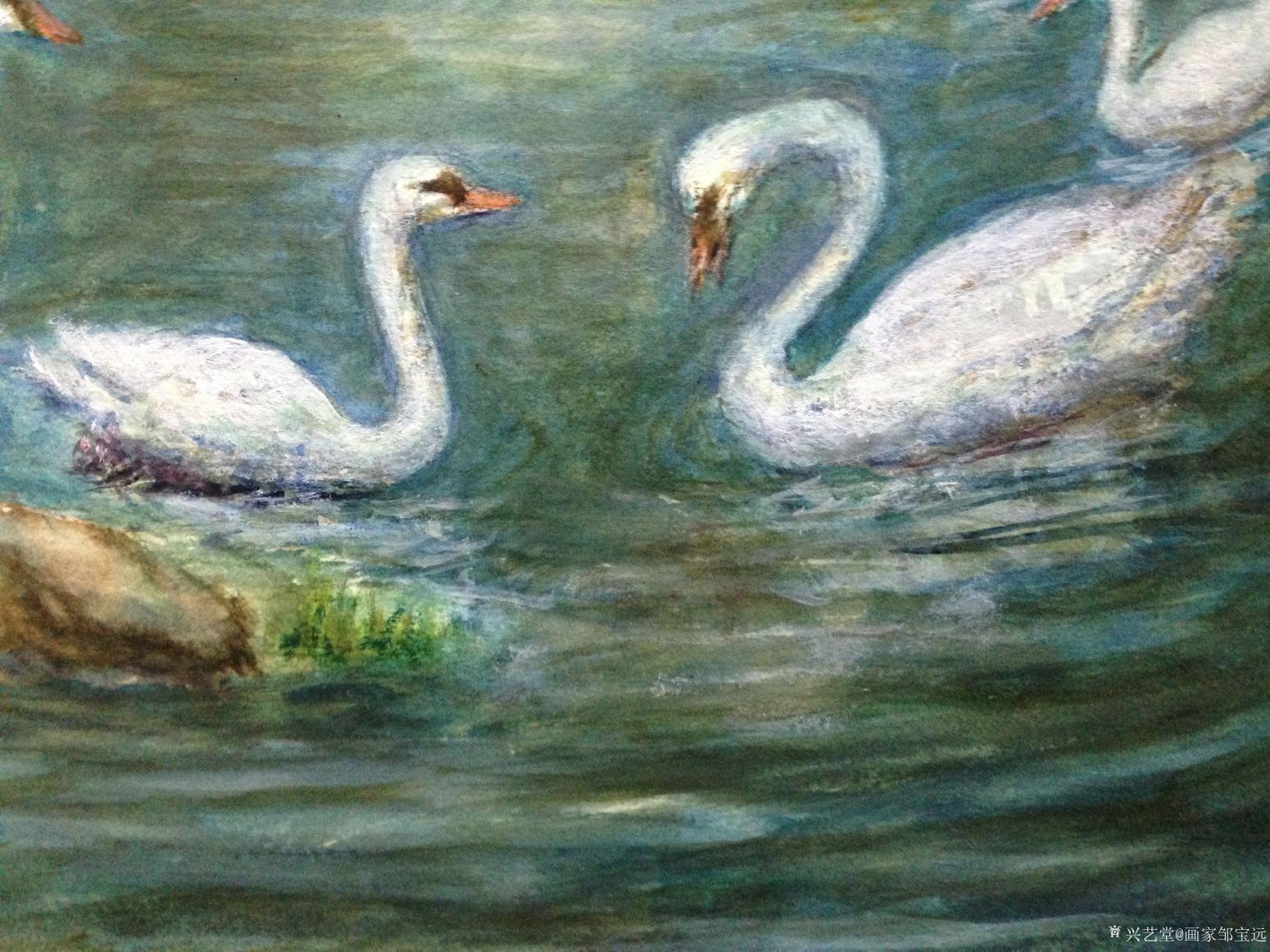 画家邹宝远油画作品《问候》【图4】