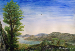 艺术品图片：艺术家画家邹宝远油画作品名称《远望》价格6020.00 元