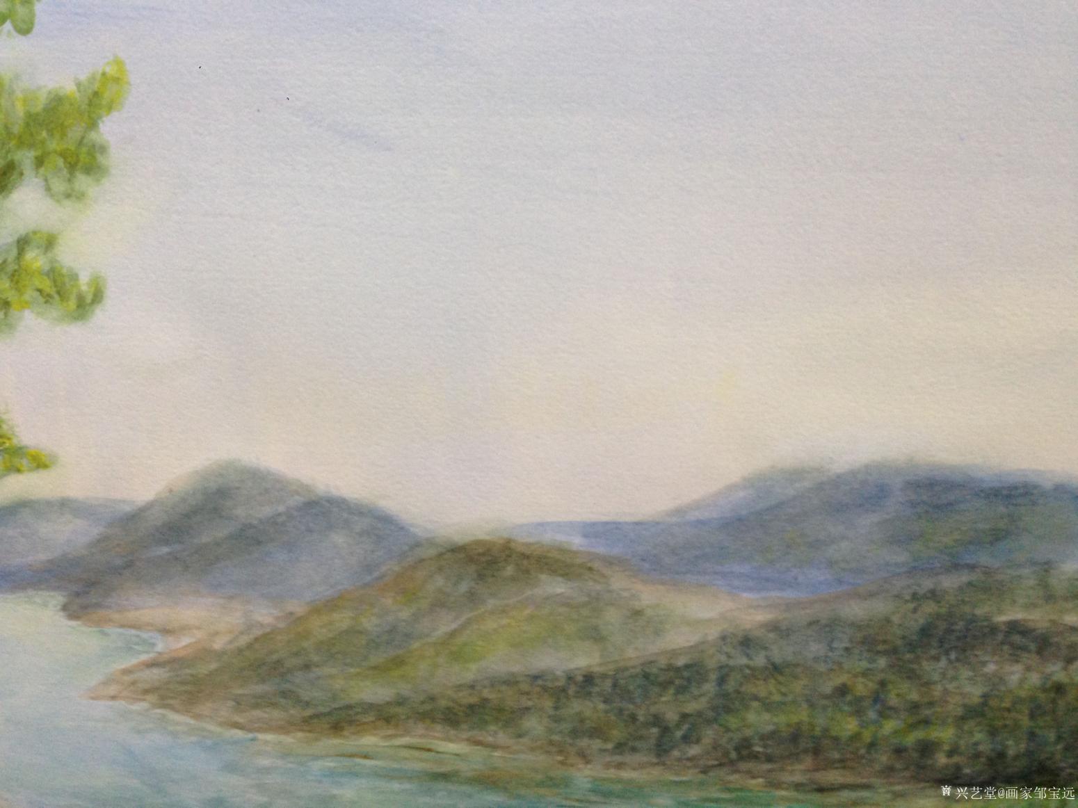 画家邹宝远油画作品《远望》【图1】