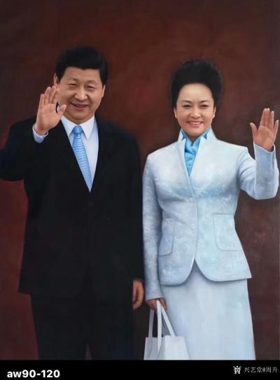 周升收藏-油画家郭金栋郭兄弟超写实妙笔油画作品分享；
  笔下的油画人物画作品《齐百石老【图1】