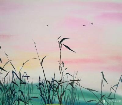 王征明日记-水意画：以无法的形式表达意。（即在表现形式上像水一样无固定法则，根据创作条件和画【图2】