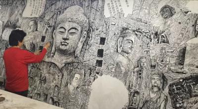 马培童日记-“突破焦墨画的“创作之境”马培童焦墨画感悟笔记（134）
   焦墨画的创作就【图2】