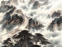 艺术家罗树辉日记:国画山水万里长城作品名称《雄风万里，龙腾神洲》；
  按订【图2】