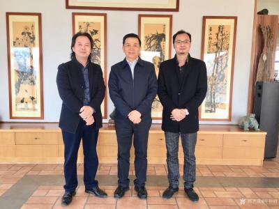 叶仲桥收藏-昨天上午市委常委、统战部长肖向荣同志到我的工作室调研指导，指示说要扎实地做好本土【图1】