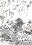 龚光万日志-国画山水画冬景雪景瑞雪兆丰年，
取诗意“飘飘千里雪，悠忽度【图4】