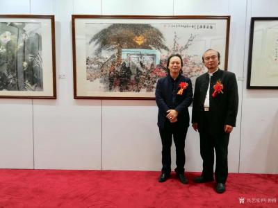 叶仲桥生活-12月15日下午在深圳出席中央电视台数字电视书画频道组织广东二十一个地市美协书协【图1】