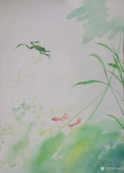 王征明日记-水意画追求的四种境界：1灵魂的归属2生命的反思3人性的本质4美好的生活；
 艺【图1】