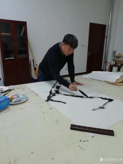 安士胜收藏-远征兄大学高我一届，近年来不断进京求学，曾得石齐先生、曾翔先生教导，后考入艺术研【图1】