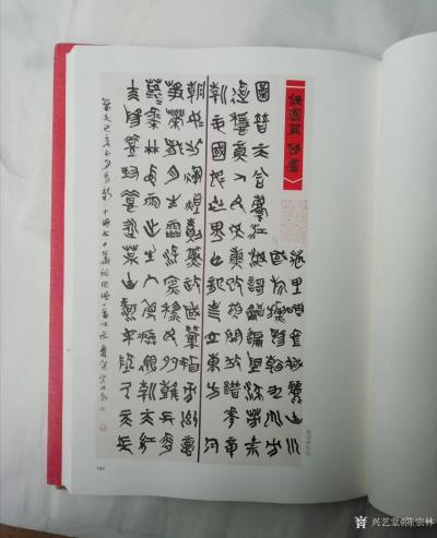 陈宗林收藏-看来近两年走楚简书风之路也是正脉，能得到专家们的认可。
“与祖国同行