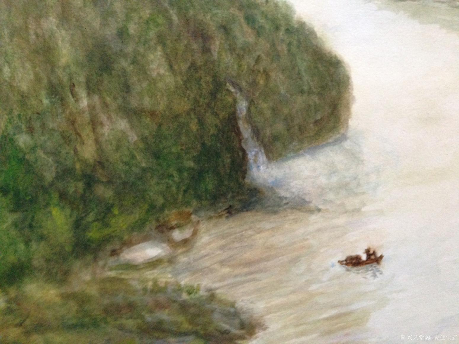 画家邹宝远油画作品《江山多娇》【图1】