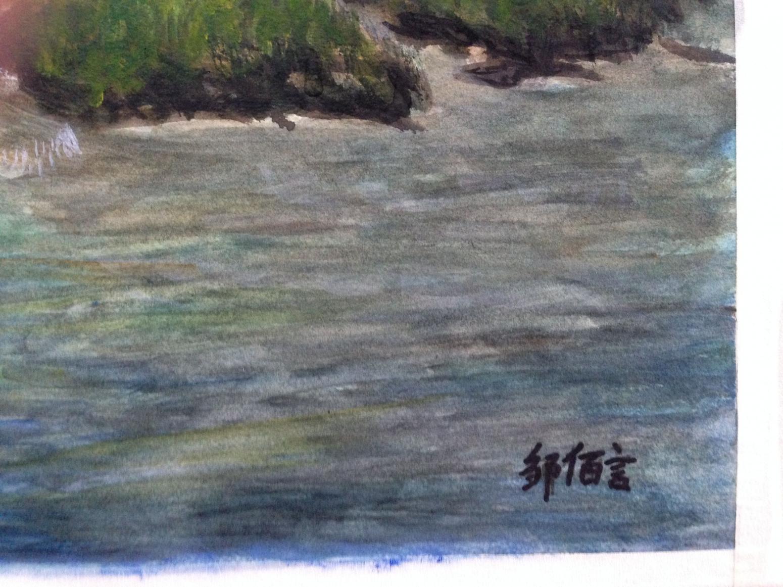 画家邹宝远油画作品《美丽大瀑布》【图4】