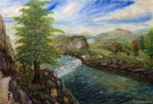 艺术品图片：艺术家画家邹宝远油画作品名称《上善若水》价格6000.00 元