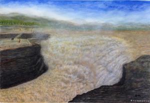 艺术品图片：艺术家画家邹宝远油画作品名称《壮观景色》价格6000.00 元