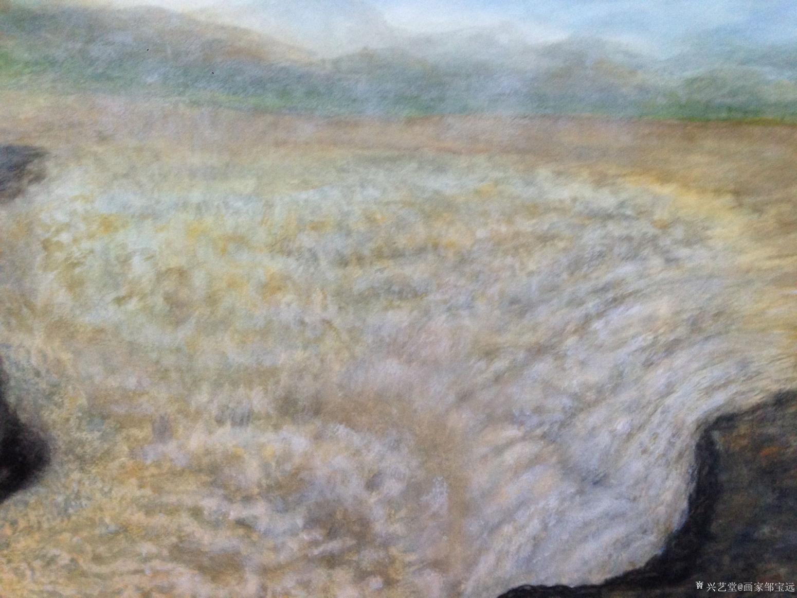 画家邹宝远油画作品《壮观景色》【图1】