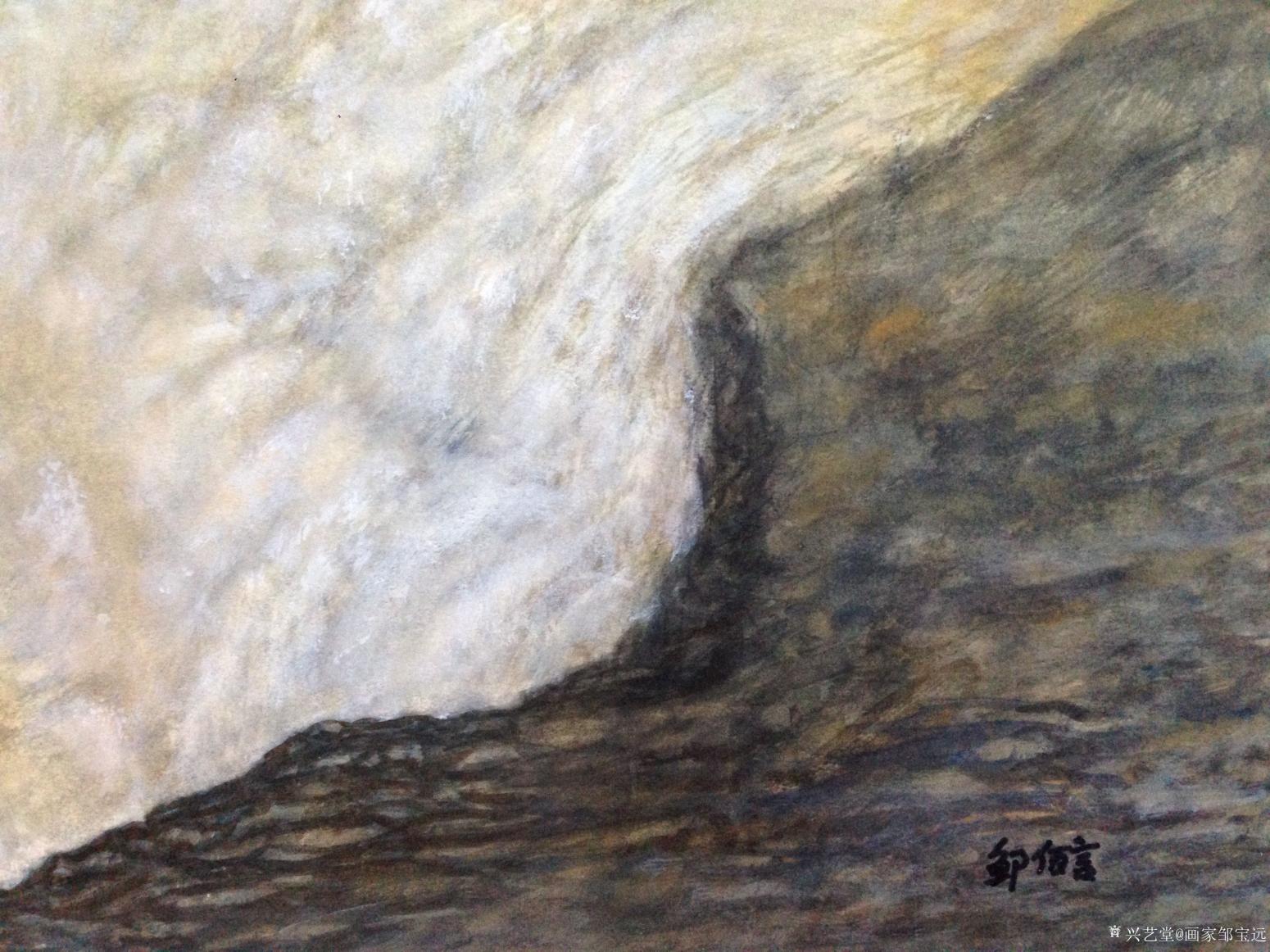 画家邹宝远油画作品《壮观景色》【图2】