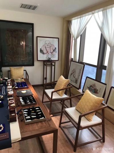 尚建国生活-因“玉”相“石”、在“六艺茶文化馆”品茶赏艺，抚琴析画，坐禅悟道，交朋会友，是个【图2】