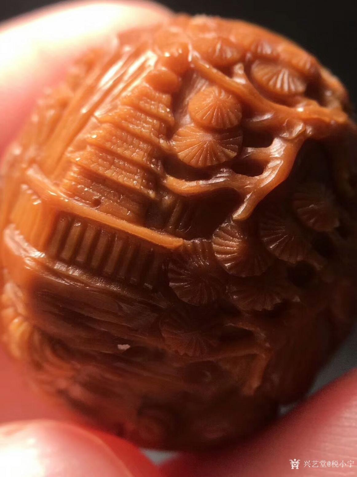 税小宁雕刻作品《核雕-万佛朝宗》【图3】