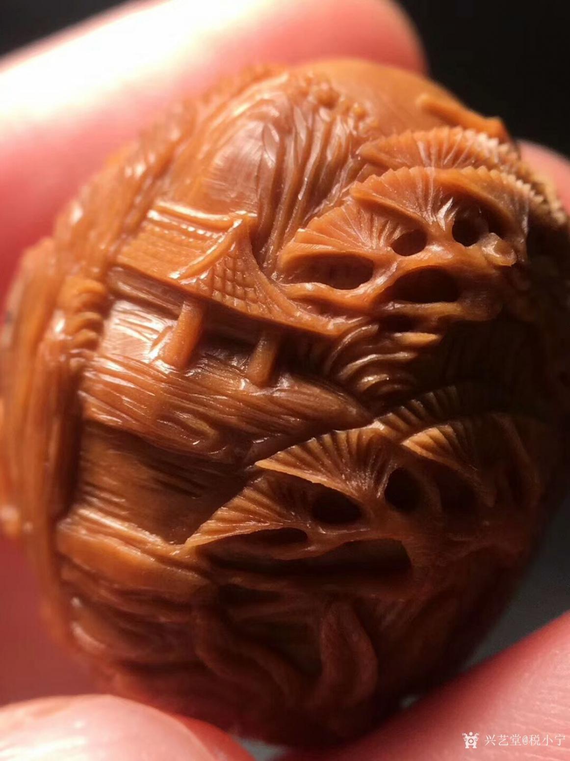 税小宁雕刻作品《核雕-万佛朝宗》【图5】