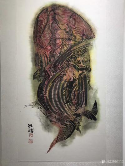 石广生收藏-一花一世界，两国两丹青。方楚雄林淑然艾瑞三人联展在广州陈树人纪念馆温馨而隆重举行【图4】