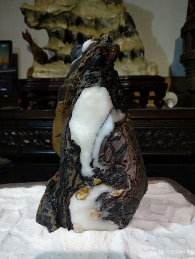 杨增超日记-今日科普一下安徽灵璧白灵玉，让大家更好的了解白灵玉，特别了解一下白灵玉山料，看看【图4】