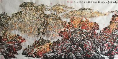 马培童日记-“焦墨点焦彩”画，是我独自创造的一个新画种-马培童焦墨画感悟笔记（147）
 【图4】